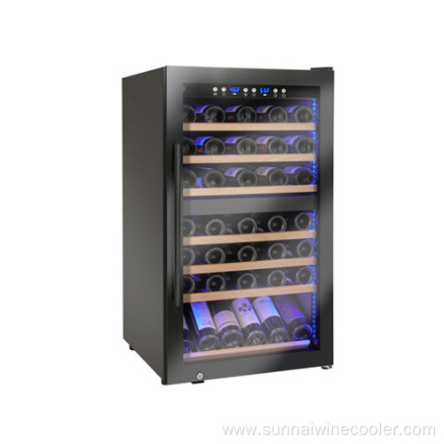 66 Bottles Cooler Cabinet Stainless Steel Wine Fridge